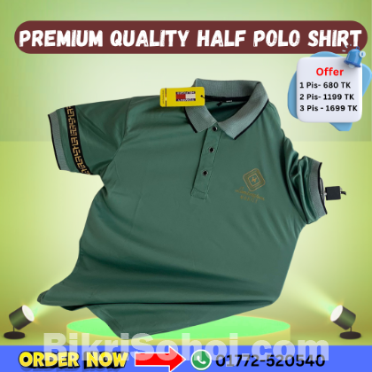 Premium Quality Half Polo Shirt